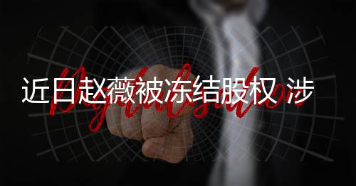 额达近日结股家公2万赵薇被冻权 涉多司数